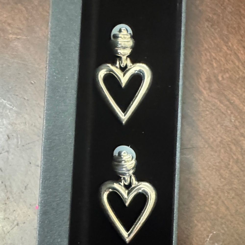 Silver Heart  Earrings - Women Jewelry Necklace